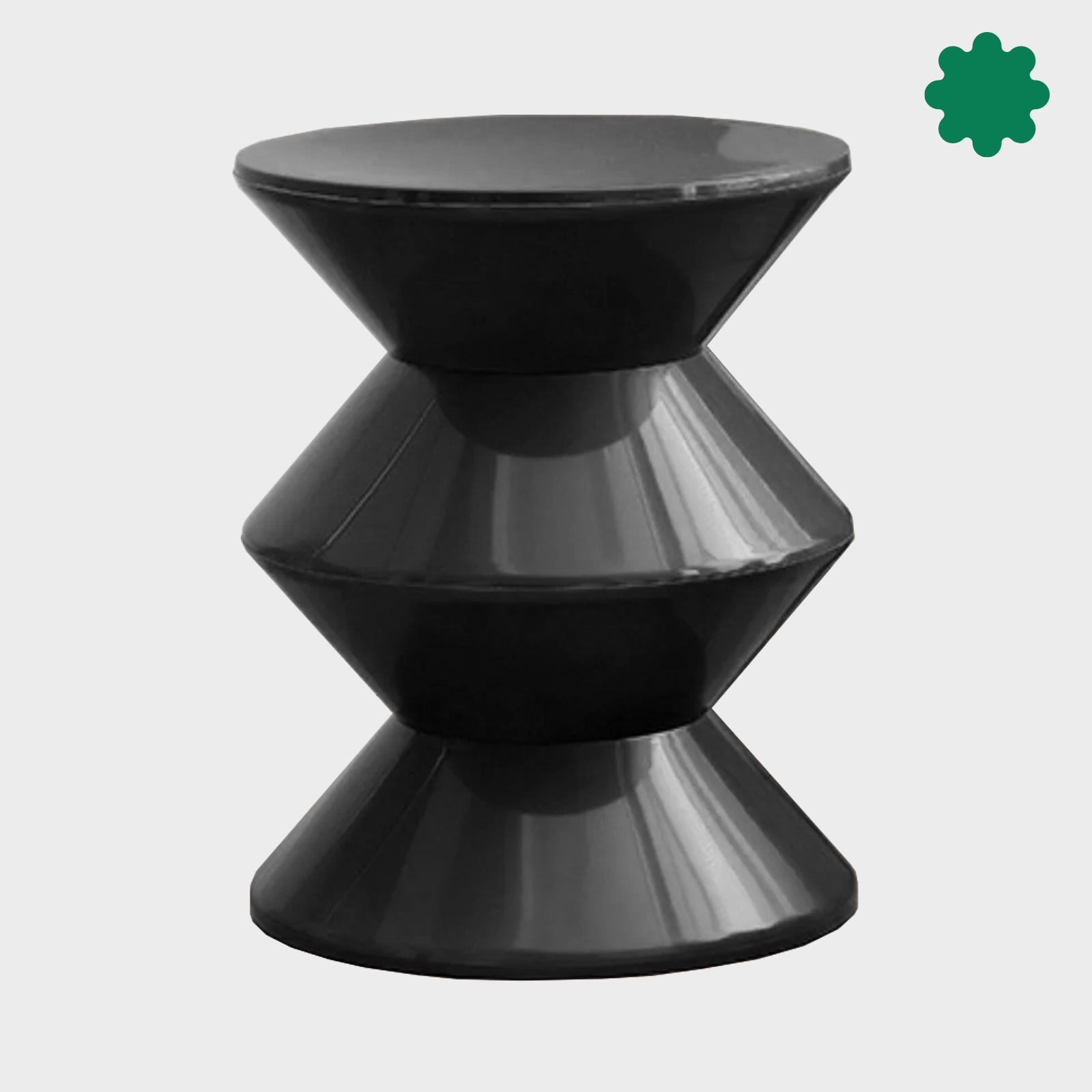 Bijzettafel Rega Zwart